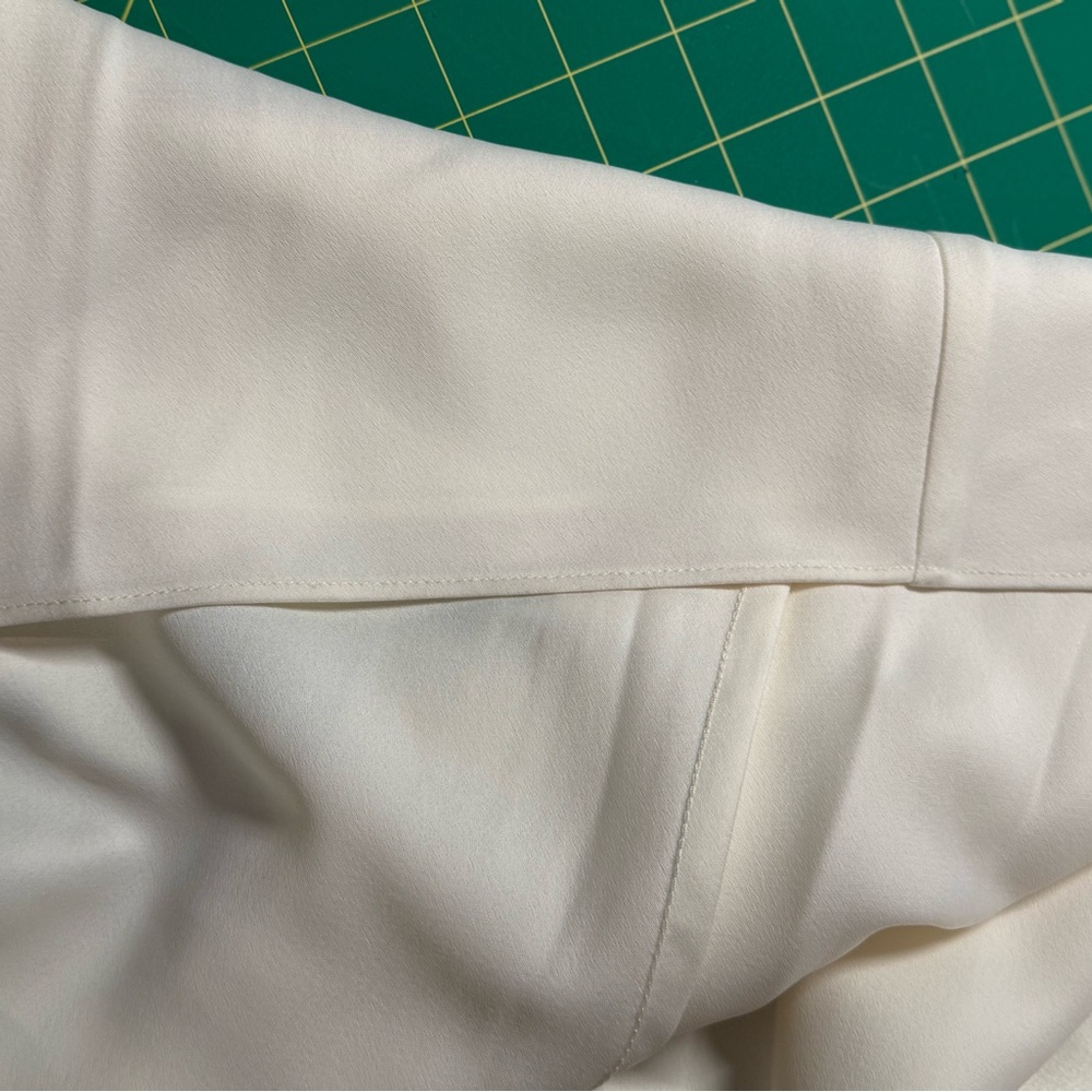 BHLDN Elegant One-Shoulder White Dress - Picture 7 of 12